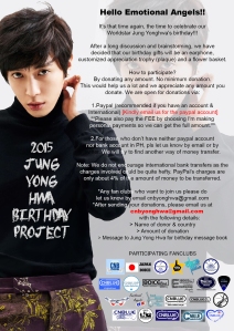 YH Bithday Donations Poster